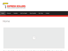 Tablet Screenshot of expressrollers.com